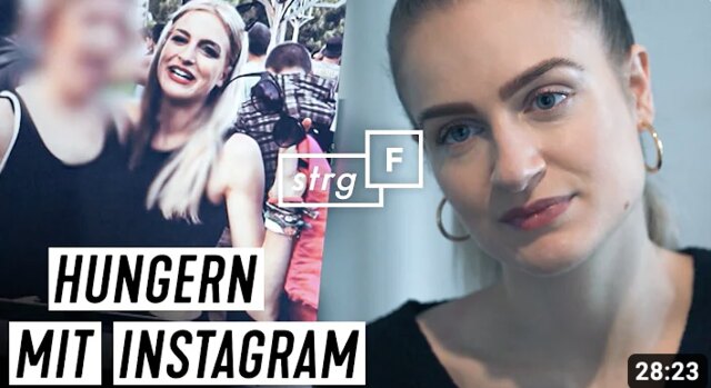 Titelbild der Recherche Hungern mit Instagram